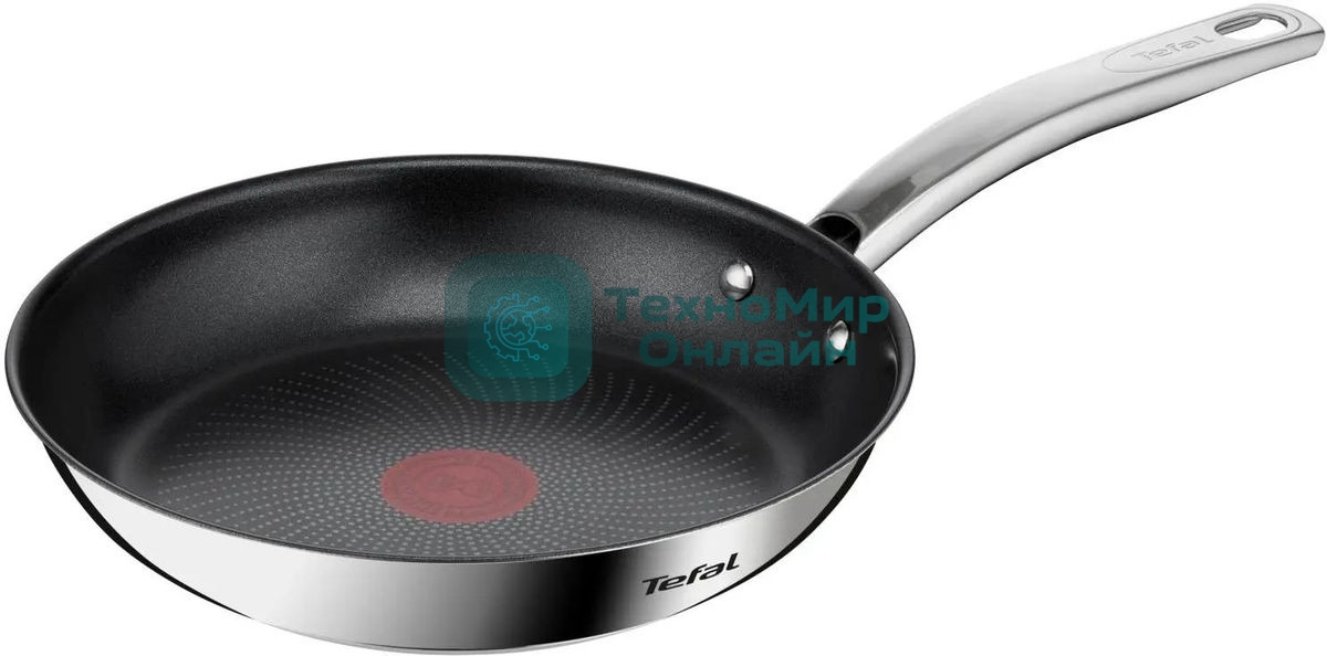 Сковорода Tefal Intuition B8170444, 24см, без крышки, стальной