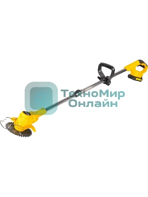 Триммер электрический Huter GET-20M-Li аккум. неразбор.штан. реж.эл.:леска/нож