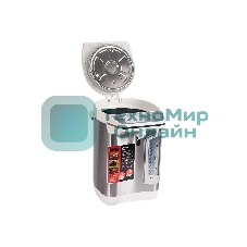 Термопот Mystery MTP-2442 4.5л. 700Вт серебристый/белый