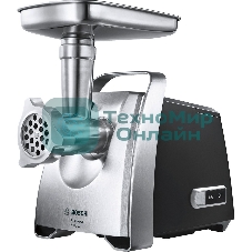 Мясорубка электрическая Bosch MFW68680 черный, 2200 Вт, 4.3 кг/мин, реверс, защита от перегрузки, насадки - 5