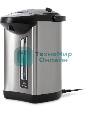 Термопот Starwind STP5741 5 л, 800 Вт, серебристый/черный