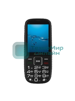Мобильный телефон Maxvi B9 черный