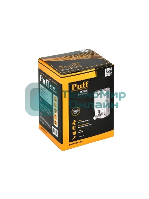 Дозатор для жидкого мыла из нерж. стали Puff-8705 хром, 500 мл, 17х12х12 см с ключом
