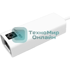 Кабель-адаптер 5bites UA3C-45-08WH USB3.1, RJ45 100MB белый