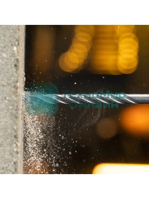 Бур по бетону Denzel цельная крестовая пластина, 6x165 мм, SDS PLUS