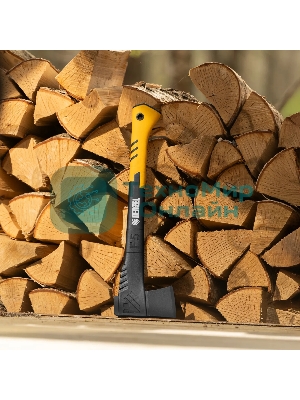 Топор-колун Denzel F5, 1100 гр, двухкомпонентная рукоятка, 500 мм