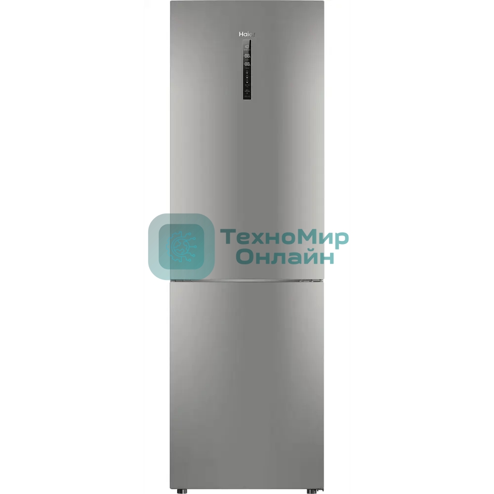 Холодильник Haier C2F619CFU1 серебристый двухкамерный 256/108л морозилка снизу, No Frost