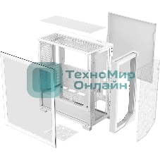 Компьютерный корпус PcCooler C3D510 WH белый без БП ATX 2xUSB3.0 1xUSB3.1 audio bott PSU