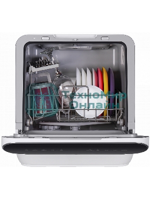 Посудомоечная машина Maunfeld MWF07IM, белый, 42 см, 3 компл., 58 дБ, класс B