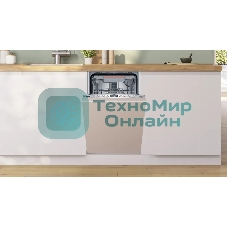 Встраиваемая посудомоечная машина Bosch SPV4HMX65Q, серебристый, 45 см, 10 компл., 45 дБ, класс A+