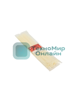 Хомут кабельный 3.6х370 нейл. белый (уп. 100 шт) EKF plc-c-3.6x370