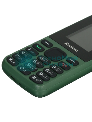 Мобильный телефон Xenium X175 зеленый моноблок 1.77