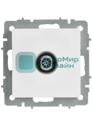 Розетка телевизионная оконечная IEK BRITE РТВ11-0-БрАБ а/б