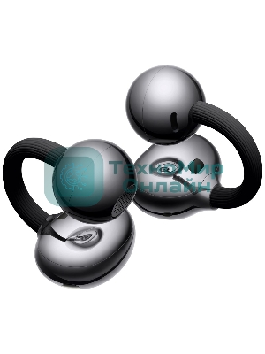 Наушники TWS Huawei FreeClip 2 черный, открытые (клипсы), Bluetooth, быстрая зарядка, до 8 ч