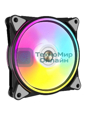 Вентилятор для корпуса Alseye HALO PRO B-P черный, 120 мм, 2100 об/мин, 26 дБ, 4 pin