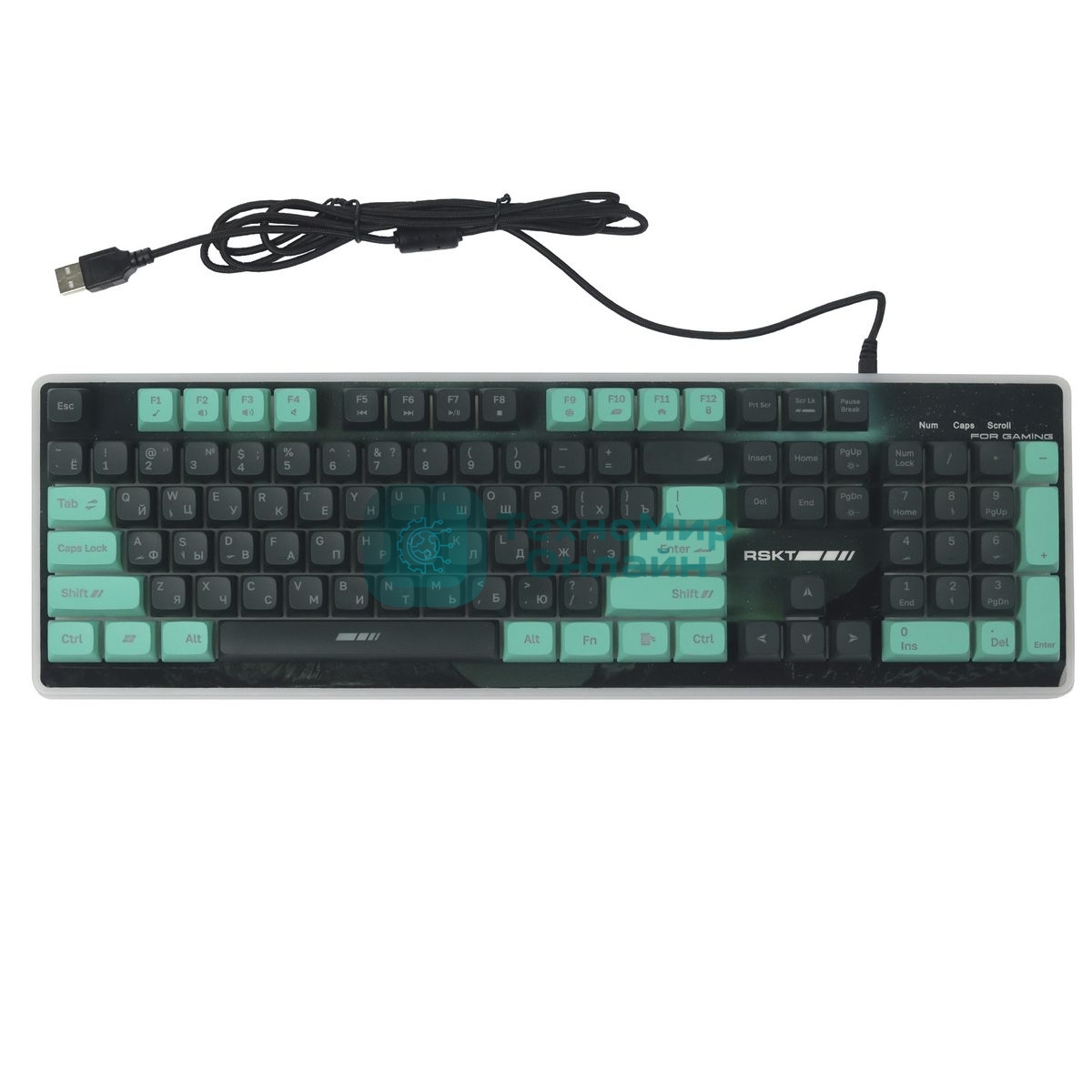 Клавиатура Raskat KG002 проводная, USB Type-A, чёрный