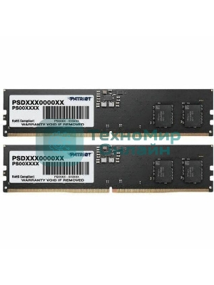 Оперативная память Patriot Signature Line, DDR5, 64GB (2x32GB), 5600 MHz, CL46