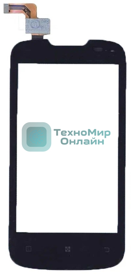 Сенсорное стекло (тачскрин) для Lenovo A690, черное