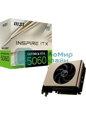 Видеокарта MSI RTX 5060 8Gb RTX 5060 8G INSPIRE ITX OC