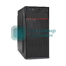 Компьютерный корпус Minitower ExeGate BAA-113-AAA350 (mATX, БП AAA350 с вент. 8см, 2*USB, аудио, черный)