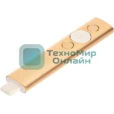 Презентер беспроводной Logitech Spotlight золотистый, радиоканал, USB, кнопки - 3