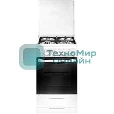 Плита газовая Gefest CG 50M04 K73 белый, конфорок 4 шт, духовка 42 л, 50 см x 85 см x 57 см