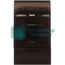 Плита газовая Gefest 5100-02 0001 коричневый, конфорок 4 газовых, духовка 52 л, 50 см x 85 см x 58.5 см