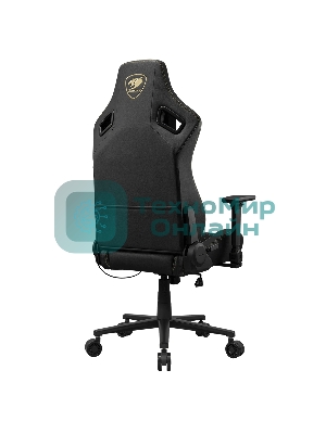 Кресло Cougar Defensor Gold F черный/золотой, ткань