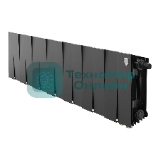 Радиатор биметаллический Royal Thermo PianoForte 200 черный VR80- 14 секц.