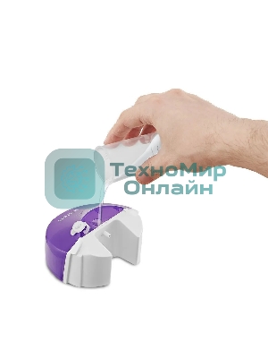 Отпариватель Kitfort КТ-9206 белый/фиолетовый, 1200 Вт, 12 г/мин, 300 мл