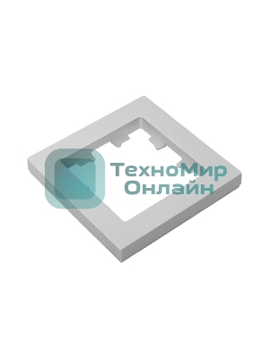 Рамка EKF 1-м Эпика пластик алюм., UP1-FPA-01