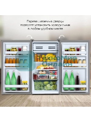 Холодильник Hyundai CO1003 серебристый однокамерный 93л