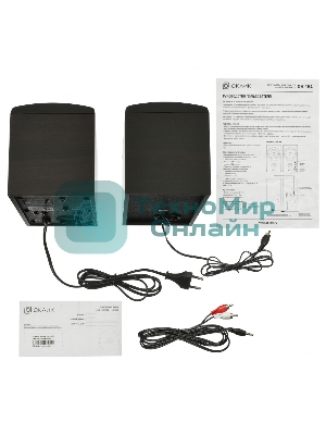 Акустическая система Oklick OK-164 2.0 черный 30Вт