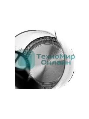 Чайник электрический BRAYER BR1040BK 2220Вт, 2 л, стекл., черный.