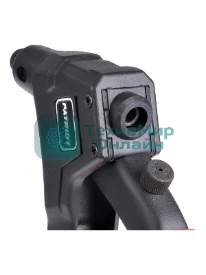 Заклепочник PATRIOT RP 200, услиленный литой корпус, Cr-Mo 3x-сегментный цанговый зажим, компактный, подпружинен.рукоятки, набор заклепок (по 15шт х 2,4-3,2-4,0-4,8 мм)