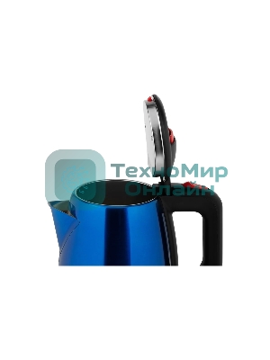 Чайник электрический Homestar HS-1003 1.8л нержавейка, синий