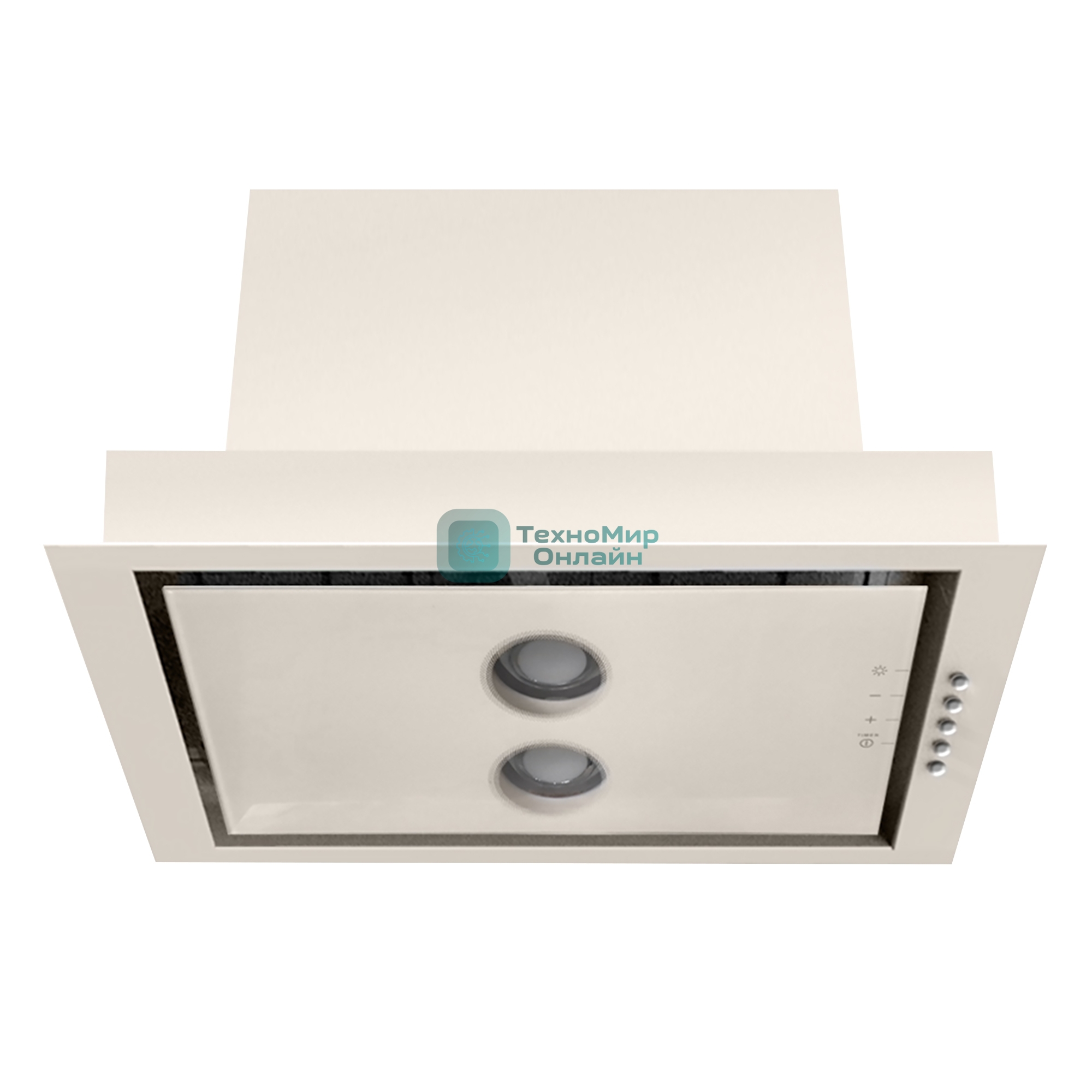 Вытяжка встраиваемая Gefest ВО 4603 В81 бежевая, 52 см, 800 куб. м/ч, 78 дБ