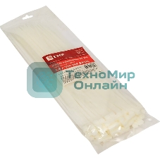 Хомут кабельный 4.8х300 нейл. бел. (уп. 100 шт) EKF plc-c-4.8x300