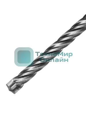 Бур по бетону Denzel цельная крестовая пластина, 6x165 мм, SDS PLUS