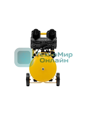 Компрессор безмасл. малошумный Denzel DLP -3000/50, 3 кВт, 2х1,5 кВт,50 л, 2850 об/мин,500 л/мин