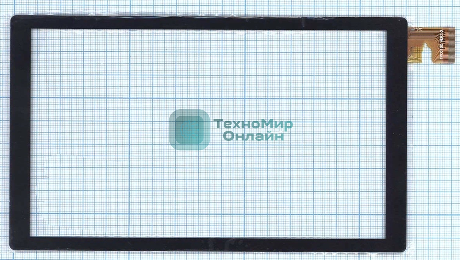 Сенсорное стекло (тачскрин) для DNS AirTab E73. черное