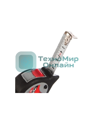 Рулетка Matrix Continuous fixation, 7,5 м х 25 мм, обрезиненный корпус, плавная фиксация