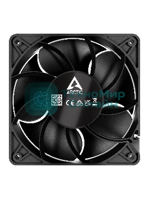 Вентилятор для корпуса Arctic S12038-8K черный, 120 мм, 8000 об/мин, 4 pin