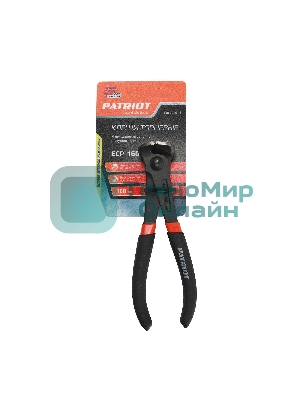 Клещи торцевые PATRIOT ECP-160, обрезиненные рукоятки, 160мм