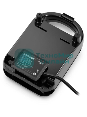 Сэндвичница Starwind SSW2142 600Вт черный/черный