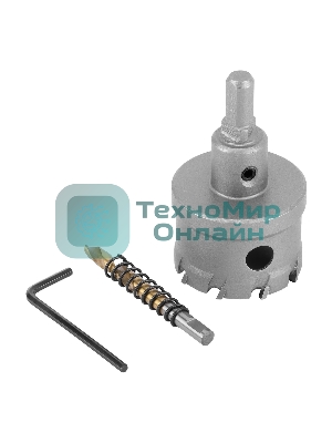 Коронка по металлу Denzel твердосплавная, 47 мм