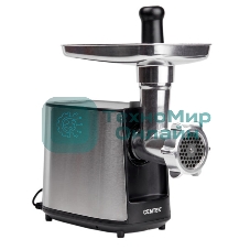 Мясорубка электрическая Centek CT-1617 Juice серебристый, 2000 Вт, 2.0 кг/мин, реверс, защита от перегрузки, насадки - 5