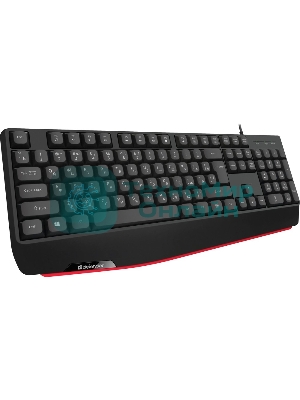 Клавиатура проводная Defender Atom HB-546, USB, черный