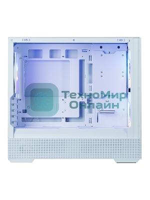 Компьютерный корпус ZALMAN P30 AIR, MATX, белый, WINDOW, 2xCombo (3.5'' or 2.5''), 3x2.5