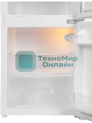 Холодильник Hyundai CT10021H белый двухкамерный 60/25л морозилка сверху